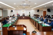 김제시의회, 8월 정례 의원간담회 개최